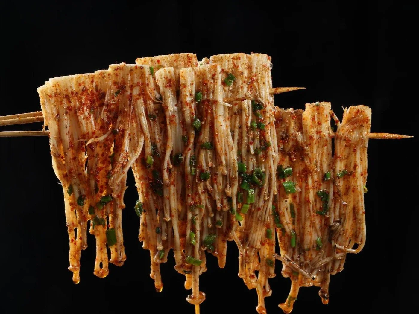 烤金针菇 (Enoki Mushroom)3串